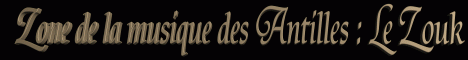 Annuaire de la Musique Antillaise et du Zouk, avec leurs discographies, et une boutique.